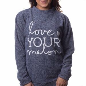 LOVE YOUR MELON woolly threads oversized sweatshirt size M